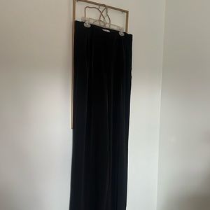 NWT H&M black wide leg high waist dress pants